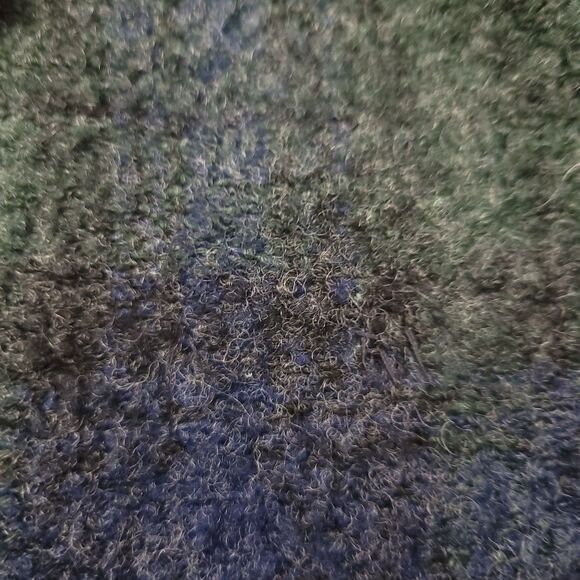 VTG Elements Haley Mens L Blue Green Wool Blend Made In USA Quarter‎ Zip Pockets - Picture 7 of 8